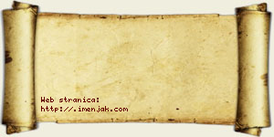 Branko Adamac vizit kartica